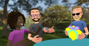 Facebook Spaces - virtual reality bril Oculus Rift