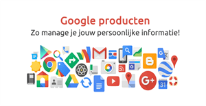 Google privacy instellingen - Google producten persoonlijke informatie beheren