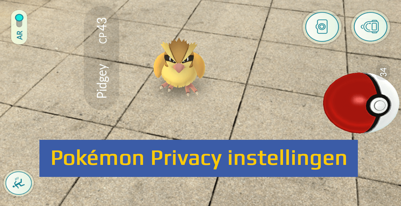 Privacy instellingen Pokémon Go header 1