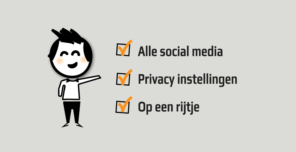 Privacy instellingen Social media - Social media privacy