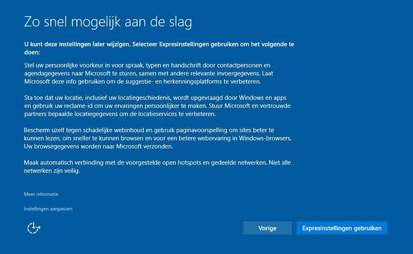 Privacy instellingen windows 10 - instellingen aanpassen